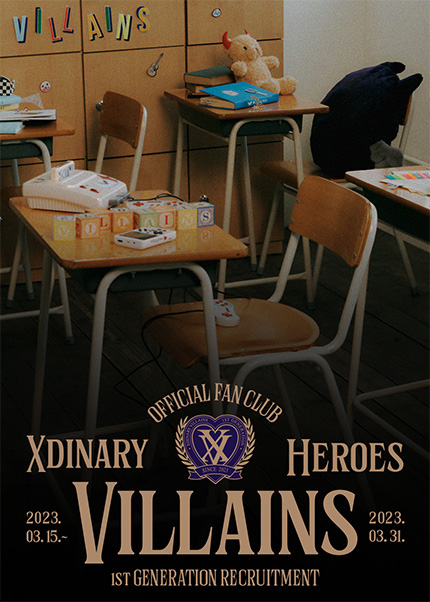Xdinary Heroes 공식 팬클럽 Villains 1기 모집