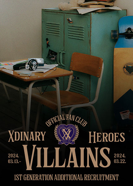 Xdinary Heroes 공식 팬클럽 Villains 1기 추가 모집