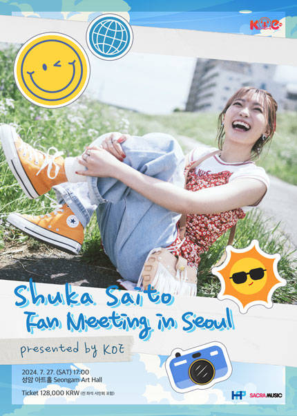 Shuka Saito Fan Meeting in Seoul (presented by KOE)