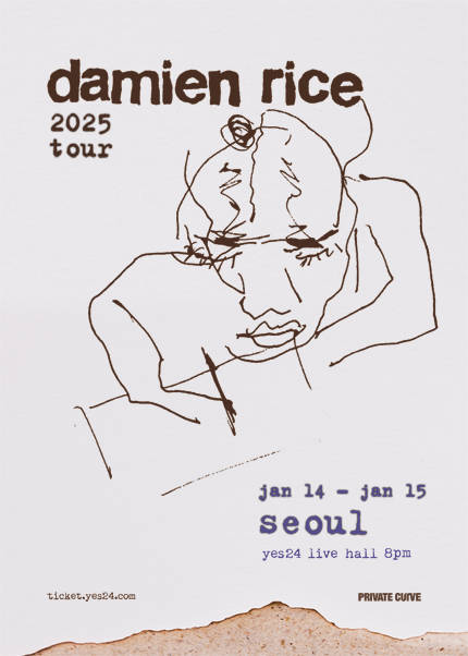 데미안 라이스 내한공연 (damien rice 2025 tour in Seoul)