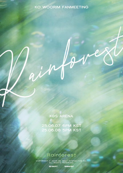 KO WOORIM FANMEETING Rainforest