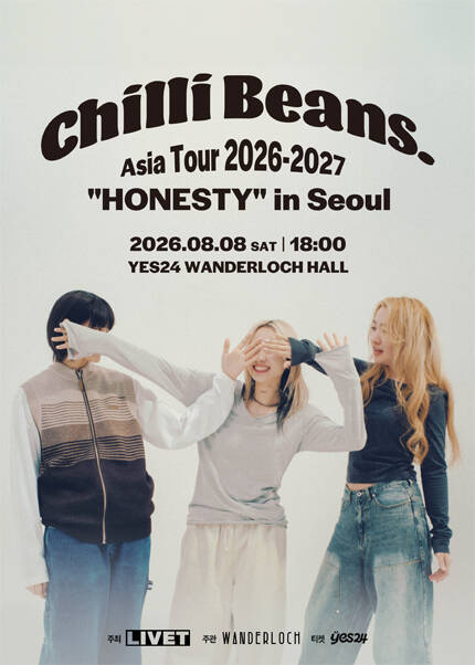 Chilli Beans. Asia Tour 2026 in Seoul