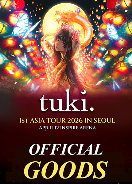 tuki. 1ST ASIA TOUR 2026 IN SEOUL (OFFICIAL GOODS) 포스터
