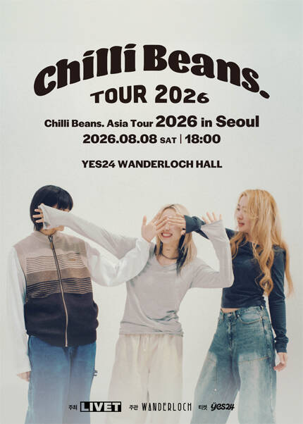 Chilli Beans. Asia Tour 2026 in Seoul