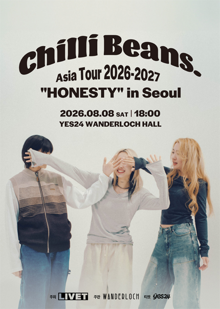 Chilli Beans. Asia Tour 2026-2027 “HONESTY” in Seoul