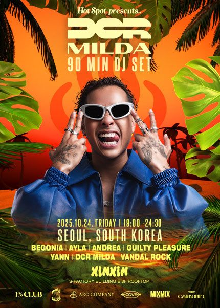 Hot Spot presents.. DCR Milda DJ Live in Seoul
